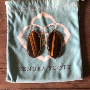 Kendra Scott Danielle Earrings in tigers eye